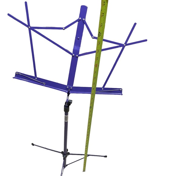 Meyer Music Compact Foldable Portable Metal Volin Volia Cello Music Stand Sheet - Picture 2 of 10